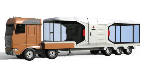 Outdoor Moveable Modern space capsule